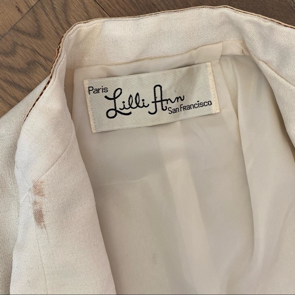 Lilli Ann Paris Women’s Embroidered Vintage Blazer Size Medium - Picture 10 of 10